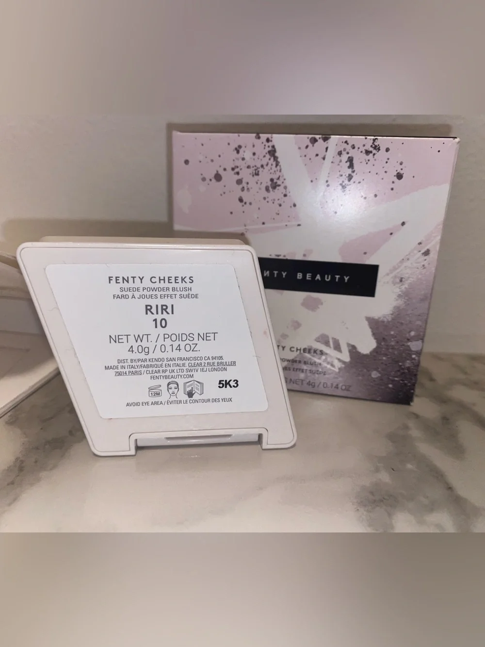 Fenty Beauty - “Fenty Cheek” Suede Powder Blush (Color: RiRi 10) - New